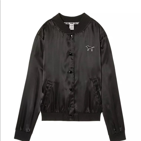Victoria Secret Pink Bomber Varsity Jacket Coat XS - Picture 1 of 2